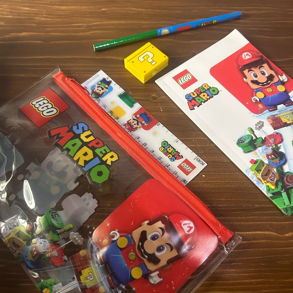 Lego Super Mario Pencil Case Canadian Promo Exclusive